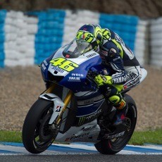 Rossi Buru Podium di Losail