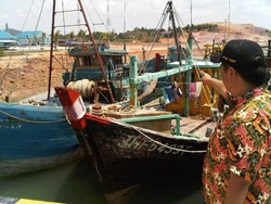 6 Kapal Berbendera Malaysia dan Vietnam Ditangkap karena Diduga Curi Ikan