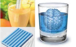 Yuk Bikin Es Batu Bentuk Otak dan Tengkorak!