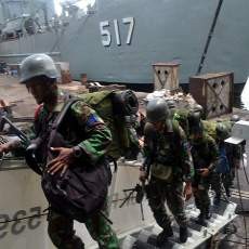 130 Marinir Diberangkatkan ke Pulau Sebatik