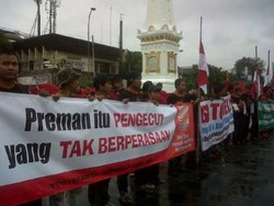 Warga Yogya Aksi Tolak Preman, Kumpulkan Koin untuk Anggota Kopassus