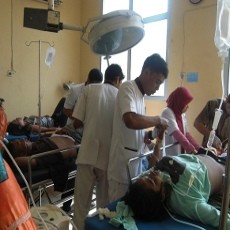 Tiga Motor Bertabrakan, 1 Tewas 5 Luka