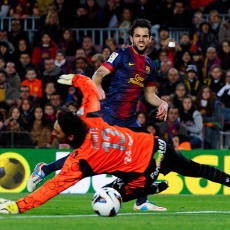 Fabregas Hat-trick, Barca Gilas Mallorca 5-0