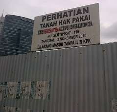 KPK Sudah Sosialisasikan Penggunaan Lahan untuk Gedung Baru Sejak 2010