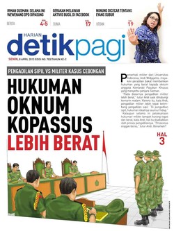 HUKUMAN OKNUM KOPASSUS LEBIH BERAT