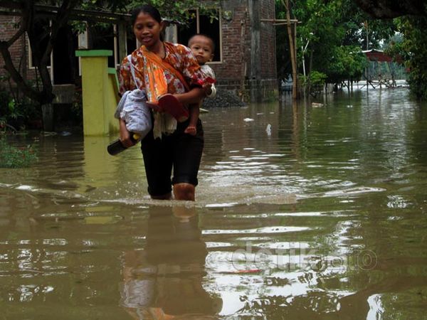 Bengawan Solo Meluap, Bojonegoro Kebanjiran