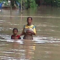 Banjir Rendam 12 Kecamatan di Ngawi