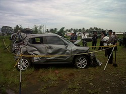 Ini Kondisi Juke Milik Dwigusta, 4 Ban Mobil Masih Sehat