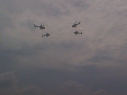 HUT ke 67 TNI AU Diwarnai Simulasi Ledakan Anti Teror