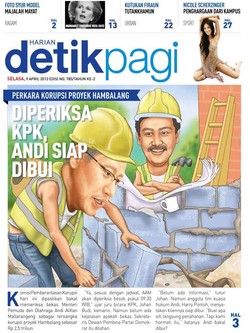 Diperiksa KPK, Andi Siap Dibui 