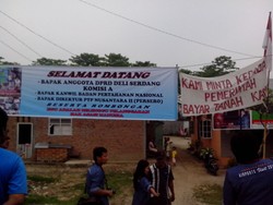 Jalan Non Tol Medan-Kuala Namu Terputus, Warga Minta Ganti Rugi Rp 1 Juta/m2