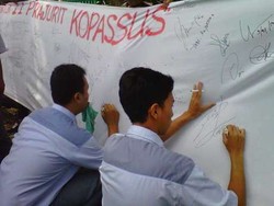 Bela 11 Anggota Kopassus, Anak Kolong Bergerak Juga Demo Komnas HAM