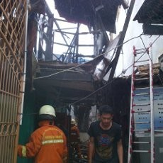 Kebakaran di Tambora Padam, 13 Rumah Habis Terbakar