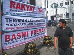 Keributan di Yogya Berkurang Drastis, Preman Tiarap?