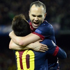 Iniesta: Barca Bergantung pada Messi, tapi...