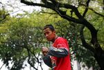 Jelang Naik Ring, Chris John & Daud Yordan Latihan Terbuka