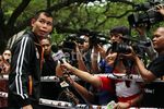 Jelang Naik Ring, Chris John & Daud Yordan Latihan Terbuka