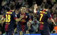 Hasil 1-1 membuat kedua tim berbagi agregat 3-3. Dengan aturan agresivitas gol tandang, Barca berhak lolos ke semifinal. Menemani Real Madrid, Borussia Dortmund dan Bayern Munich yang juga lolos ke empat besar. Reuters/Albert Gea.