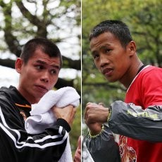 Jelang Naik Ring, Chris John & Daud Yordan Gelar Latihan Terbuka