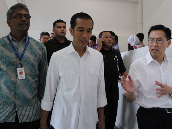 Jokowi Tinjau RSU Siloam