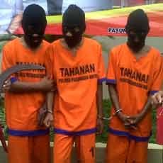 Tiga Raja Tega Beraksi di 14 TKP Dibekuk