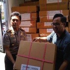 Naskah UN SMA di Polrestabes Siap Didistribusikan