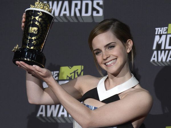Wajah Sumringah Si Cantik Emma Watson