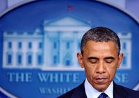Obama Terlihat Sedih Tanggapi Bom Boston