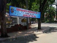 Ucapan HUT Kopassus Terpampang di Surabaya