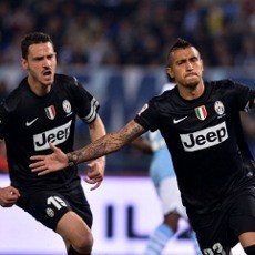 Dua Gol Vidal Menangkan Juventus atas Lazio