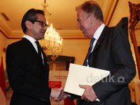 Menlu RI Bertemu Menlu Denmark