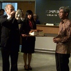 Museum Umenosato Noh-Mask Jepang Berikan Topeng untuk Koleksi Museum KAA