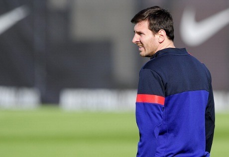 Barca Sambut Kembalinya Messi di Lapangan Latihan