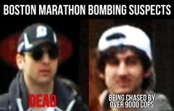 Tersangka Topi Hitam Bom Boston Tewas, Topi Putih Masih Buron