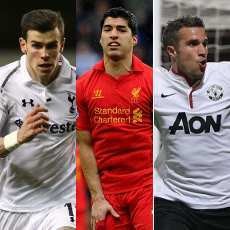 Bale, van Persie dan Suarez Jadi Kandidat Pemain Terbaik PFA