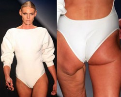 Salah Diet, Bokong Top Model Brazil Melorot Saat Show