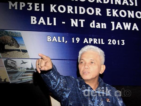 Hatta Pimpin Rakor MP3EI di Bali