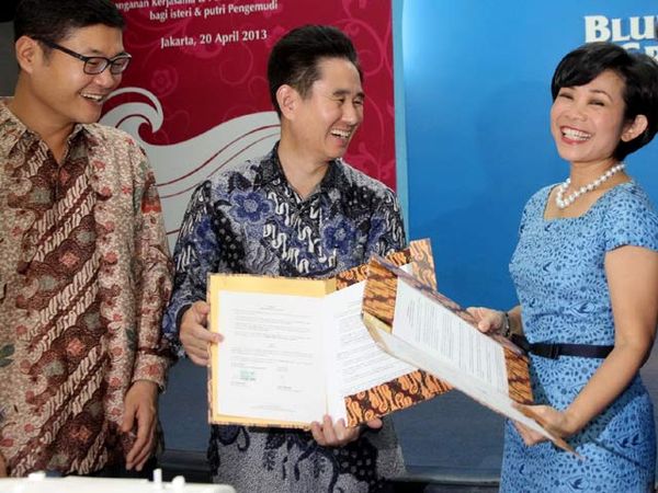 Istri Pengemudi Blue Bird dapat Keterampilan
