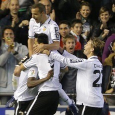 Valencia Pesta Gol di Mestalla