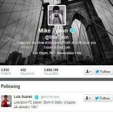 Suarez Diolok-olok di Dunia Maya, Di-follow Tyson di Twitter