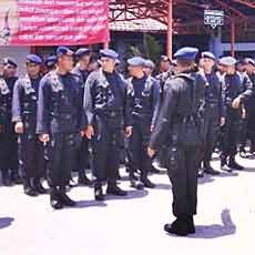 Tiga Kompi Pasukan Brimob Kawal Pelantikan Bupati Pamekasan