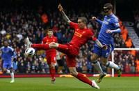 Pada pertandingan ini Liverpool tampil sedikit lebih dominan pada 20 menit pertama pertandingan. Mereka juga lebih banyak melepaskan tembakan ke gawang, yakni 3:2. Reuters/Phil Noble.