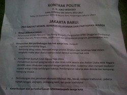 Tak Mau Digusur, Warga Pluit Klaim Punya Kontrak Sosial dengan Jokowi 