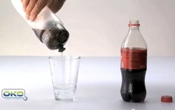 Simsalabim..  Cola Masuk ke Dalam Botol Minum Jadi Air Putih