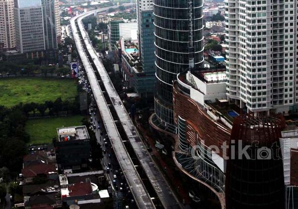 Proyek JLNT Kampung Melayu-Tanah Abang Mangkrak