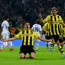 Lewandowski Empat Gol, Dortmund Gilas Madrid 4-1