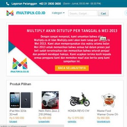 Multiply Ditutup 6 Mei!