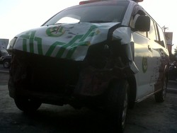 Ambulans yang Tabrakan dengan Harley di Yogya Tengah Membawa Jenazah