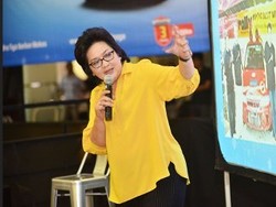 Ria Sungkar, Tetap Ikut Reli Meski Hamil Besar