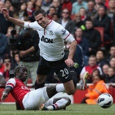 Arsenal-MU Berakhir Seri 1-1